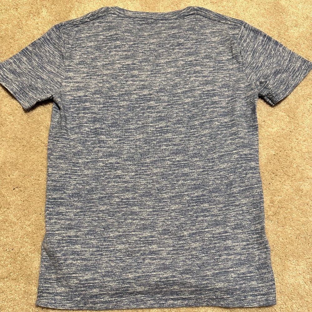 Hollister XXS blue/white/gray tee